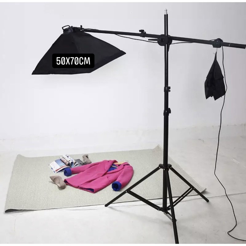 Tay boom treo đèn softbox chụp ảnh chuyên nghiệp