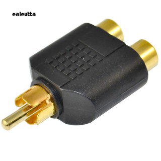 Cal _ rca nam sang đôi ổ cắm av âm thanh video tín hiệu y bộ chia cắm adapter
