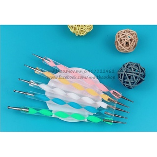 Bộ cọ bi 5 cây tạo hình đất sét