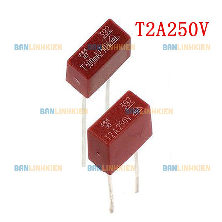 Cầu Chì 2A 250V T2A250V Loại Vuông