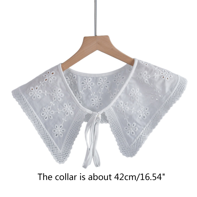 Cổ Áo Rời Thêu Họa Tiết Xinh Xắn Dành Cho Nữ