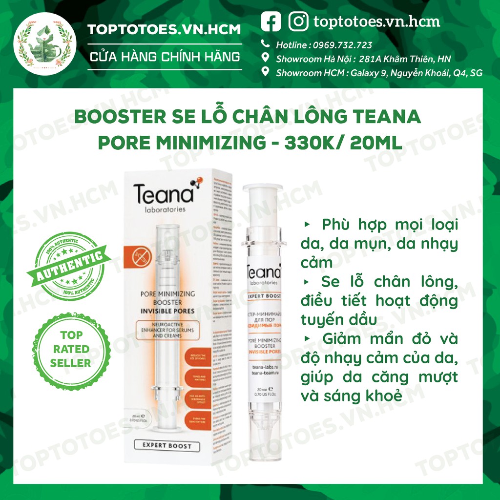 Booster se lỗ chân lông Teana Pore Minimiser