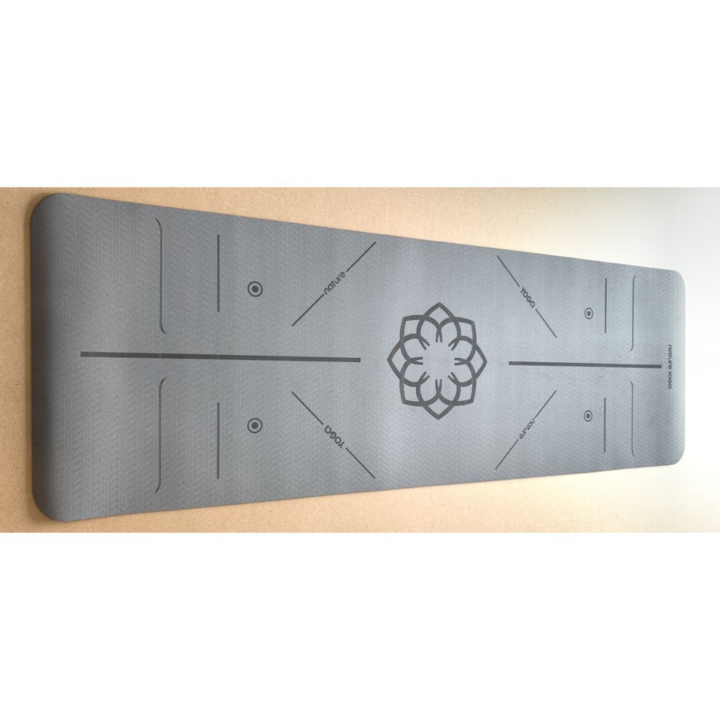 Thảm Yoga Nature Cao Cấp TPE Định Tuyến 6mm độ bám tốt