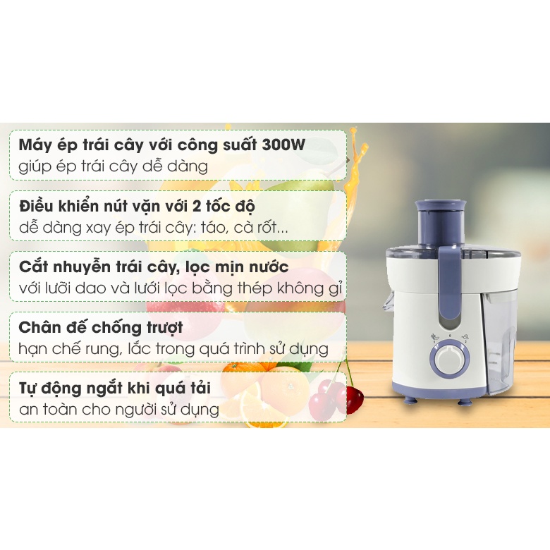 Máy ép hoa quả Philips HR1811/HR1810 - Bảo hành 2 năm toàn cầu