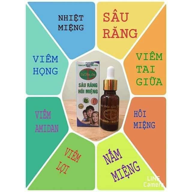 Tinh dầu Răng Miệng - Dạ Thảo Liên, Hôi miệng, Đau răng, Viêm họng, Nhiệt Miệng