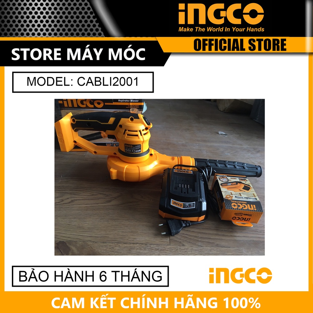 Máy thổi bụi dùng pin INGCO CABLI2001 20V (không kèm theo pin và cục sạc)