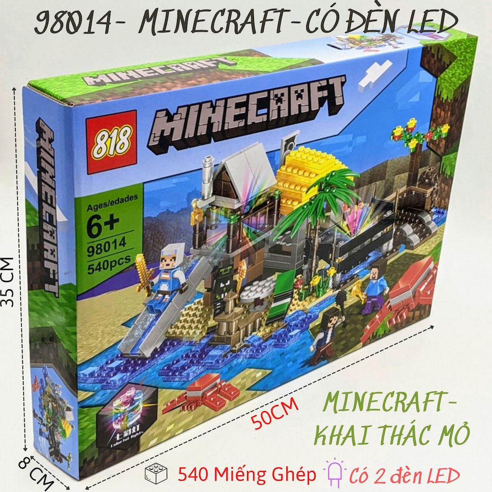 Bộ Lắp ráp Minecraft -Trận chiến với bộ xương - Lắp ráp mô hình MY WORLD- Nhiều Mẫu