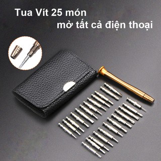 Bộ tua vít đa năng 25 in 1 sửa điện thoại, laptop, đồng hồ nhỏ gọn cầm tay