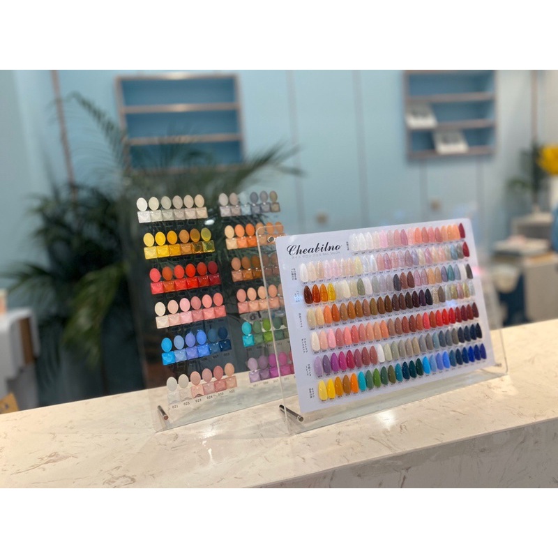 Bảng Mica trưng mẫu Nail