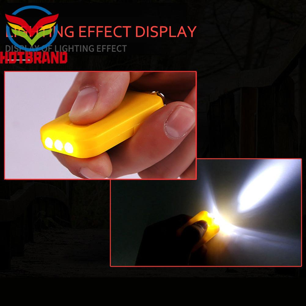 Đèn Pin 3 Bóng LED Mini Sử Dụng Năng Lượng Mặt Trời