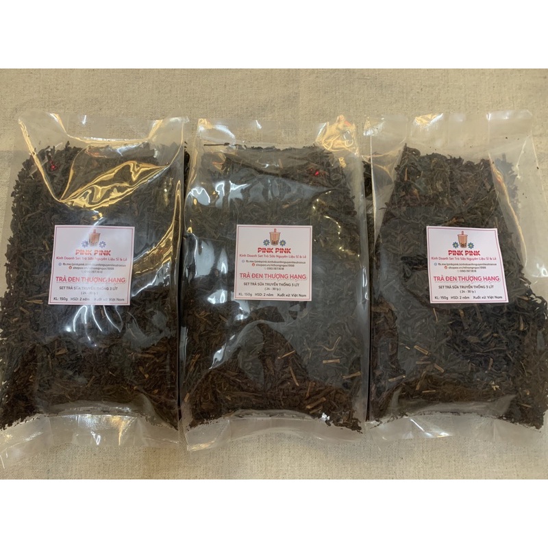 Gói Nhỏ Dùng Thử Trà Đen Pink Pink Thượng Hạng Nguyên Liệu Pha Chế Trà Sữa