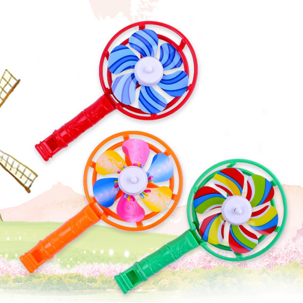 Set 5 Đồ Chơi Nhạc Cụ Hình Cối Xay Gió Nhiều Màu Sắc Dành Cho Trẻ Em