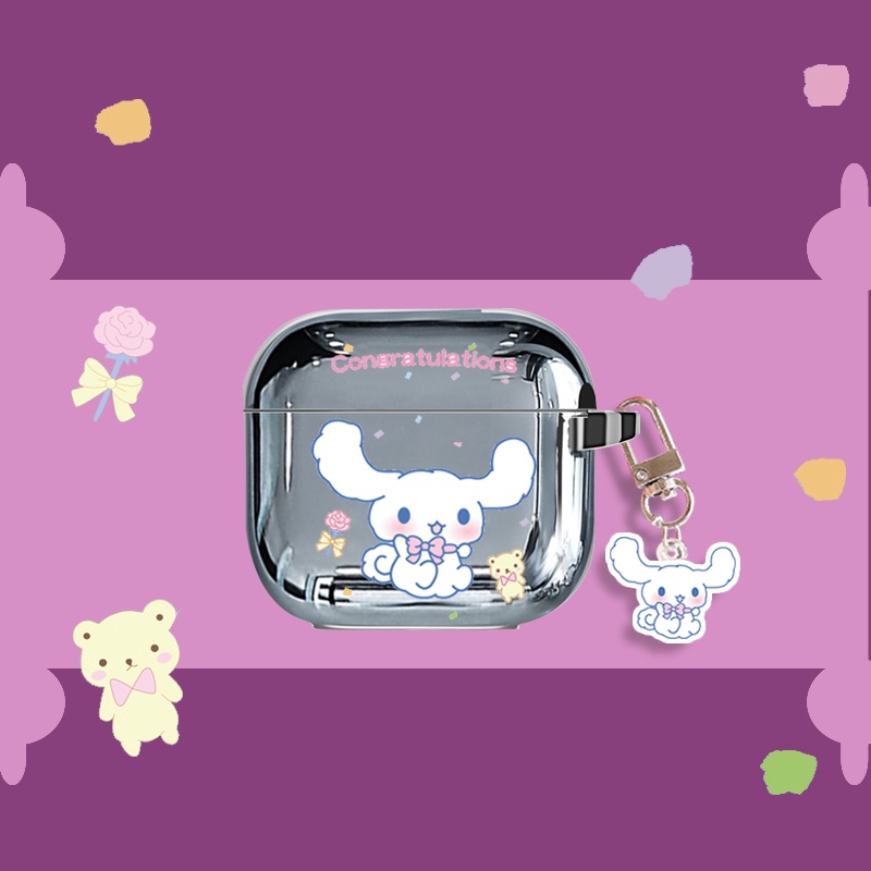 Vỏ bảo vệ hộp sạc tai nghe Lenovo Lp40 tws bằng tpu mềm hình gấu phi hành gia kèm móc treo