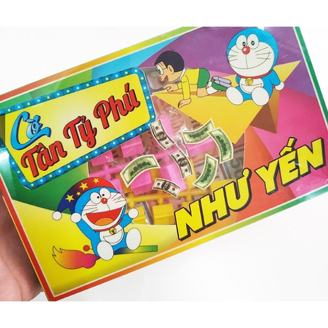 Bộ cờ tỉ phú doraemon bằng nhựa ✓gía rẻ ✓giải trí ✓vui nhộn