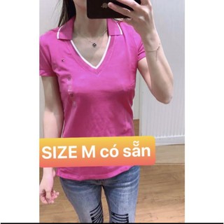 [ CHÍNH HÃNG ] ÁO THUN POLO NỮ T O M M Y - H I L F I G E R - SIZE XS, S, M🇺🇲