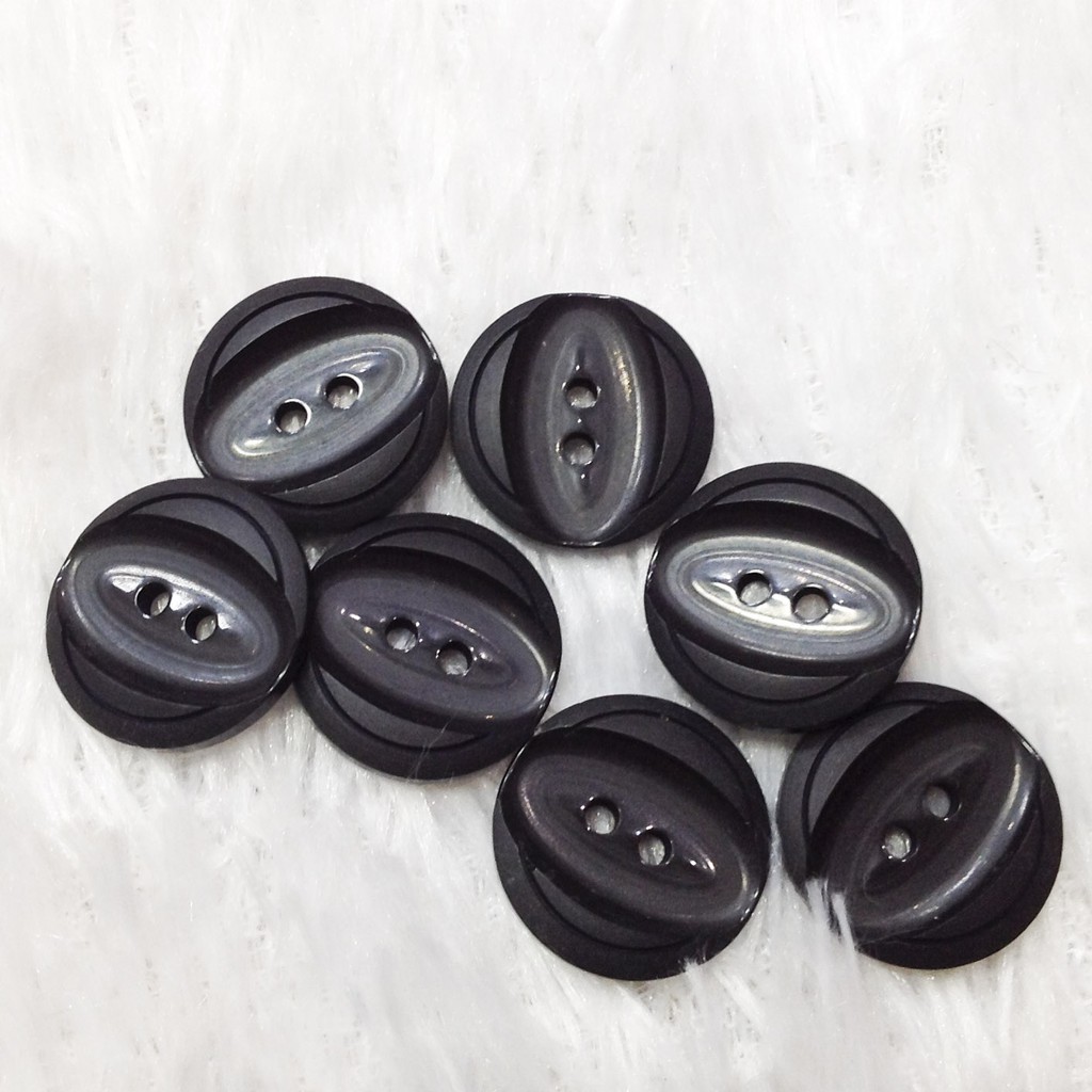 Nút áo nhựa truyền thống nhiều màu dễ thương khuy nhựa trang trí scrapbook size 1.8CM