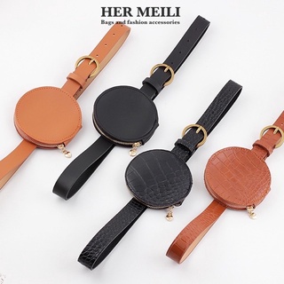 Thắt Lưng Nữ Da Pu Mặt Tam Giác Kèm Túi Thời Trang TL43