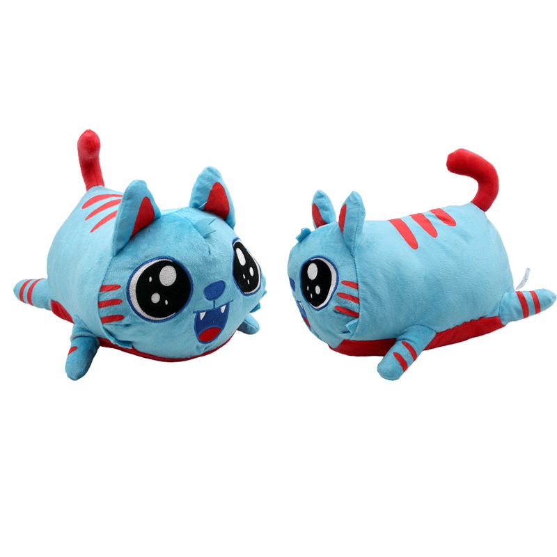 25cm Game Gravycatman Blue Cat Plush Toy Soft Stuffed Doll Children Hug Doll Girls Boys Babys Birthday Xmas Gift