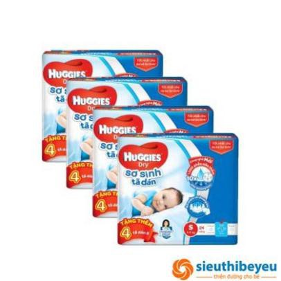 Tã quần/dán/miếng lót sơ sinh Huggies NB(36)/NB1(56+3)/NB2(40)/S(24+1)