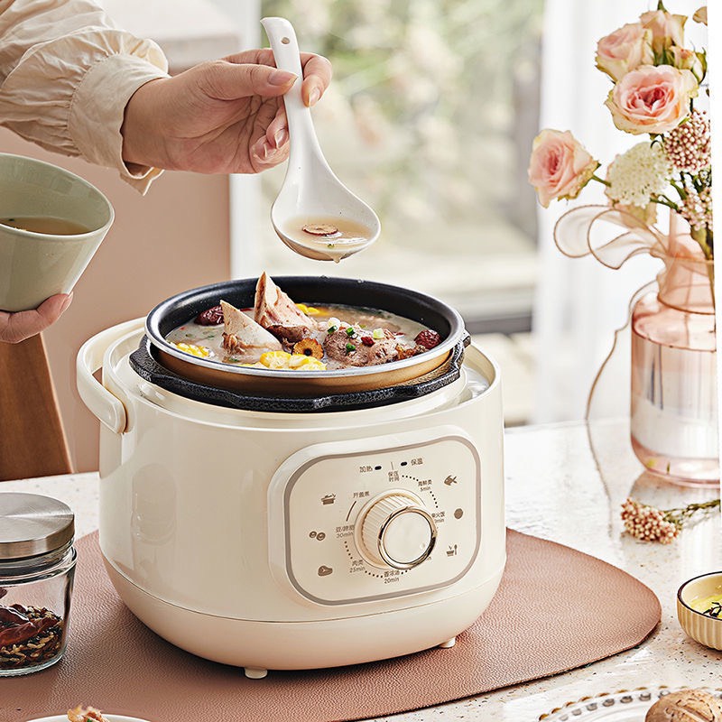 Nồi áp suất điện mini đa năng cho 1-2 người BEAR dung tích 2L bảo hành 12 tháng