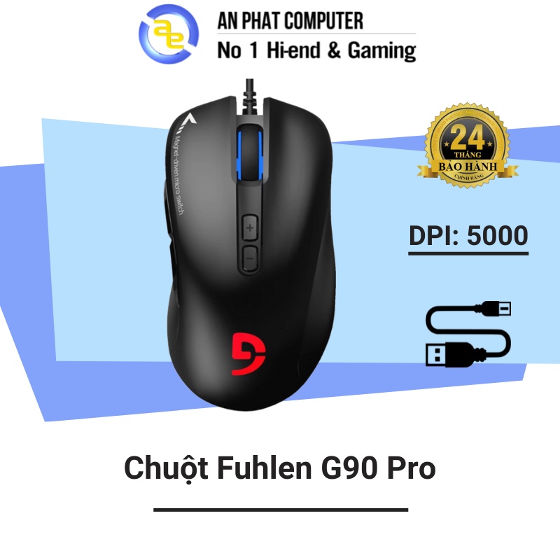 Chuột máy tính Fuhlen G90/ G90 Pro/ G90s/ G90 Evo Chính hãng BH 24 Tháng