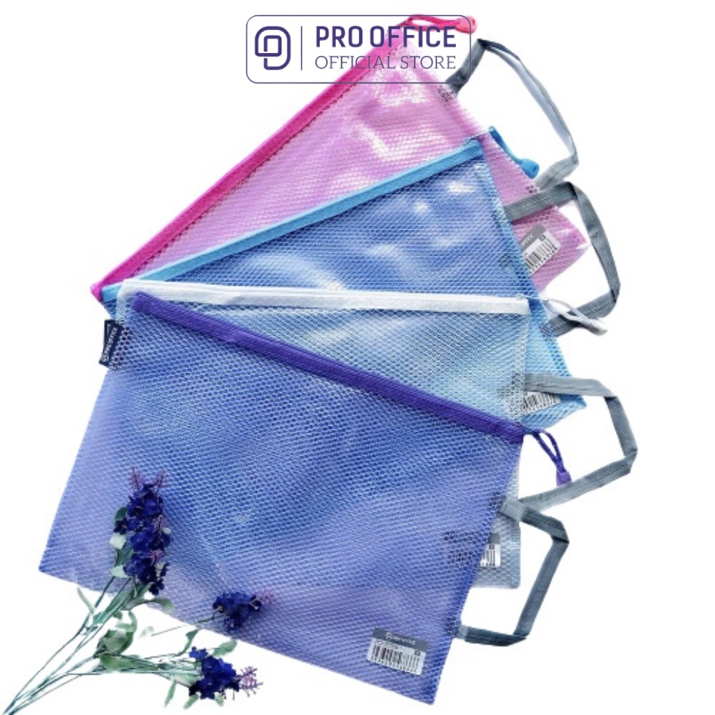 Túi Đựng Tài Liệu Có Quai Xách PRO OFFICE Dây Khoá Kéo Chắc Chắn PO-ZB301/304