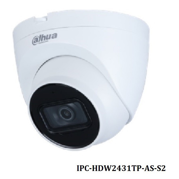 [CHÍNH HÃNG] Camera IP Dome hồng ngoại 4.0 Megapixel DAHUA IPC-HDW2431TP-AS-S2 bảo hành 2 năm