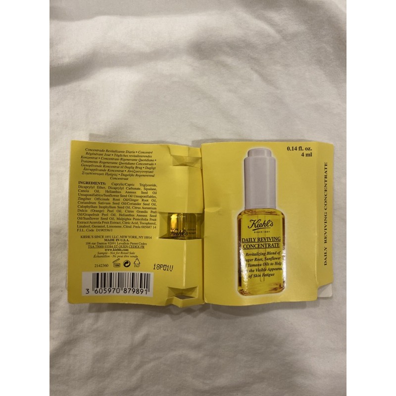 Có bill 🇺🇸 Tinh chất phục hồi, tái tạo da ban ngày KIEHL'S Daily Reviving Concentrate Serum