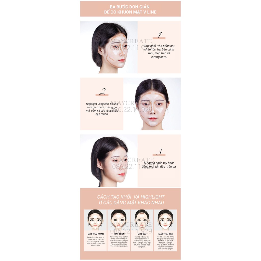 Bút Tạo Khối Che Khuyết Điểm Maycreate Hàng Nội Địa Trung. | BigBuy360 - bigbuy360.vn