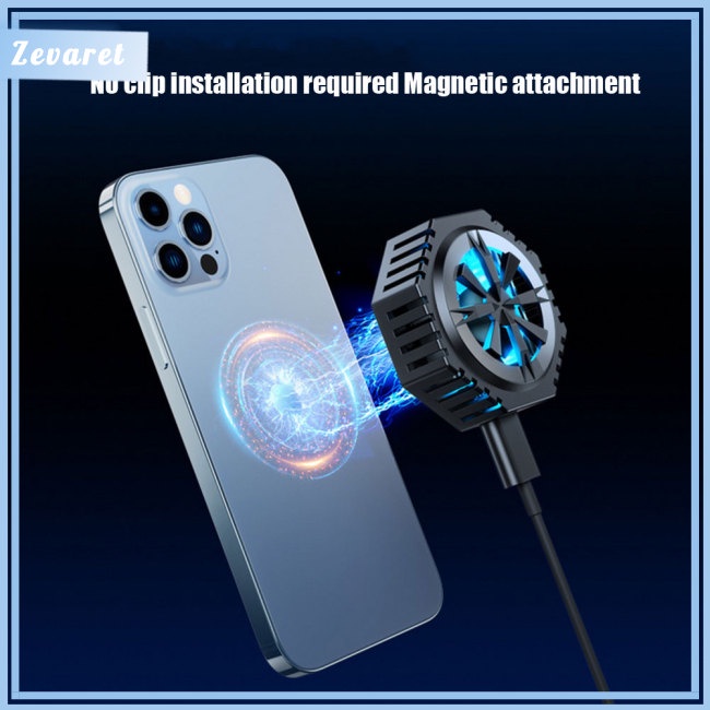 Quạt Tản Nhiệt Có Nam Châm Cho Điện Thoại / Máy Tính Bảng Zevaret A15
