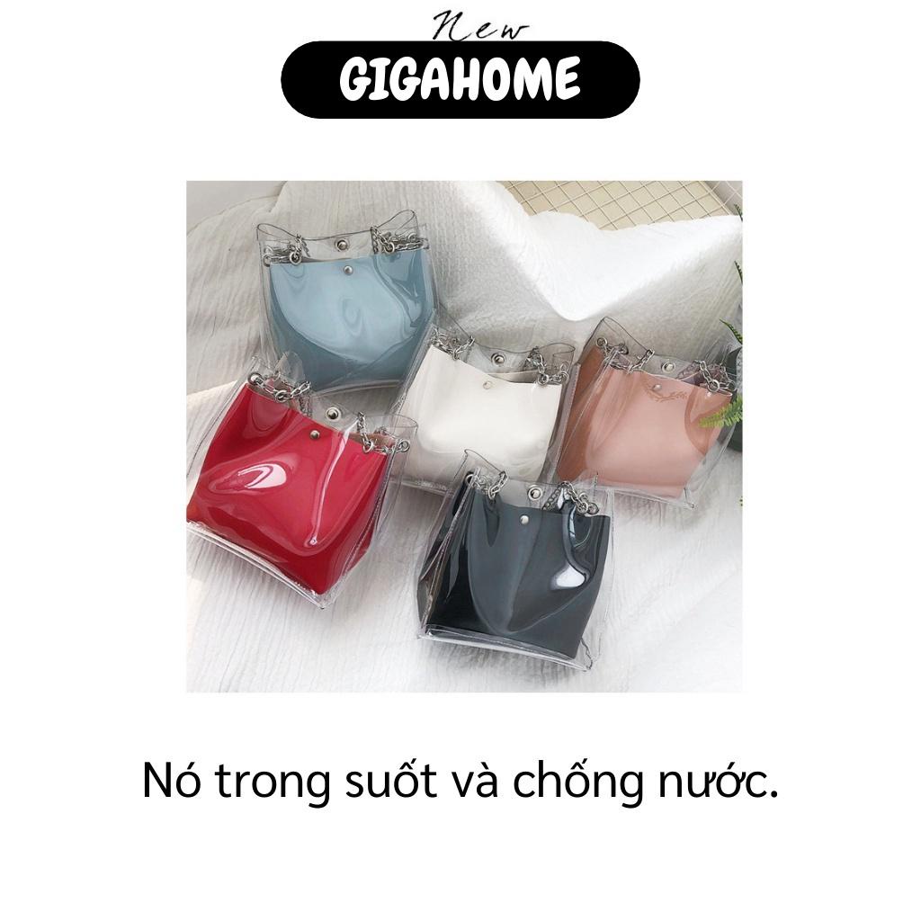 Túi xách   GIÁ VỐN   Túi xách 2 lớp nhựa bên ngoài (5 màu), mang đến phong cách trẻ trung, sành điệu cho bạn nữ 7904