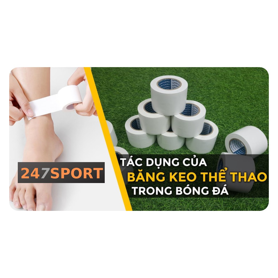 Băng keo thể thao đa năng Của Nhật, Băng dán cơ thể thao NANO quấn cổ tay cổ chân (Bản 5cm. và 3cm Cao Cấp )