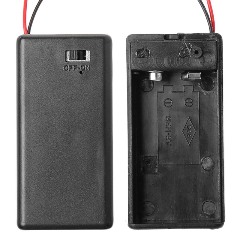 Hộp Đựng Pin 9V Có Công Tắc On / Off Tiện Dụng