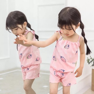 Bộ lanh lụa cao cấp cho bé gái