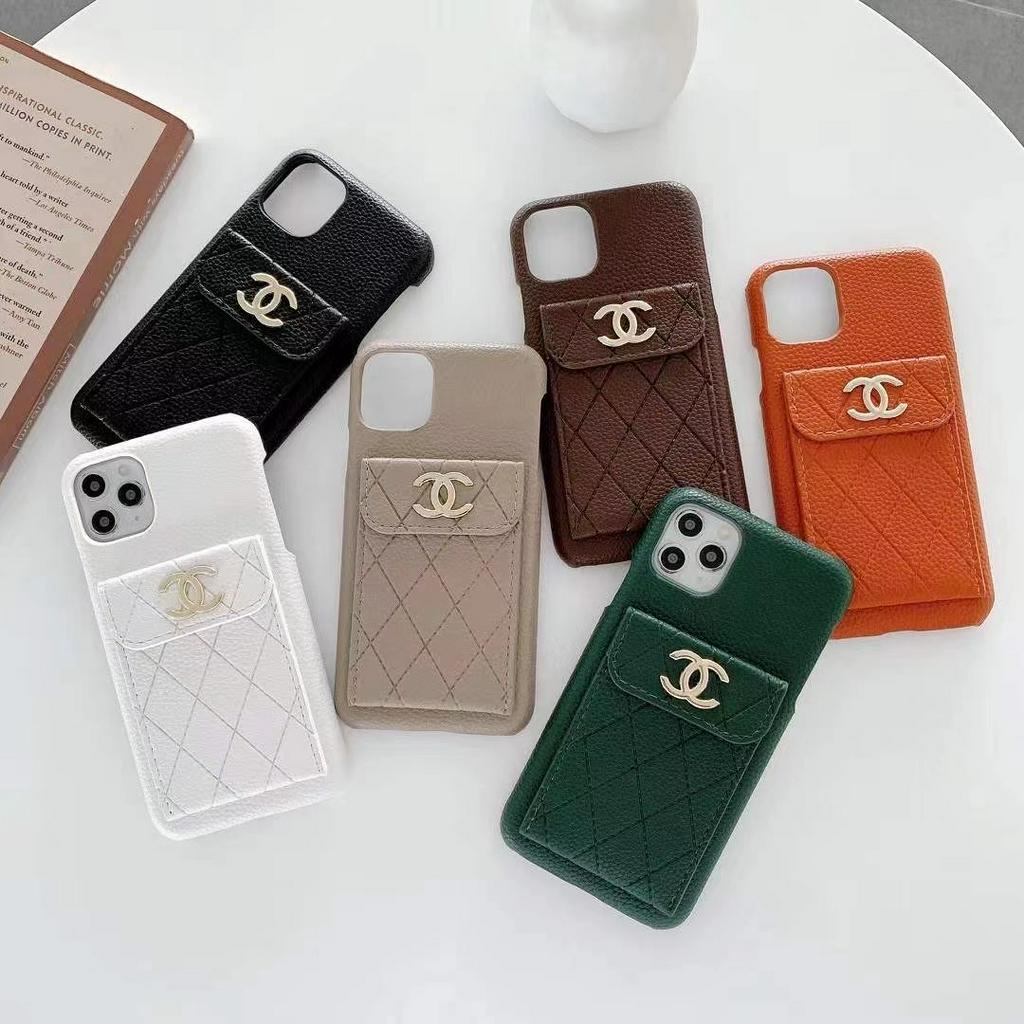 Ốp điện thoại bọc da tích hợp ví đựng thẻ tiện lợi cho Iphone13 12pro Max 12mini I6 6s I7 I8 Plus 11 Promax