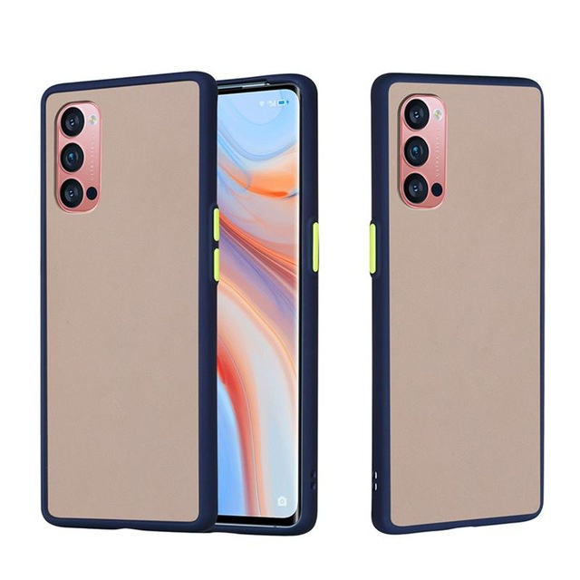 Ốp điện thoại mặt nhám chống sốc dành cho OPPO Reno 8T 7 7Z 5 5G 3 4 Pro 4G Reno3 Reno4 Reno5 5G