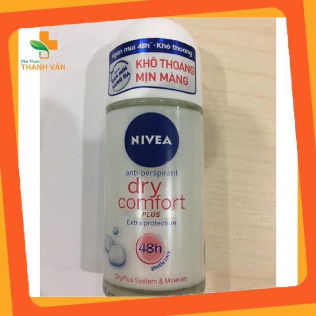 [Chất lượng] Lăn khử mùi nữ khô thoáng Nivea Dry Comfort Cao cấp