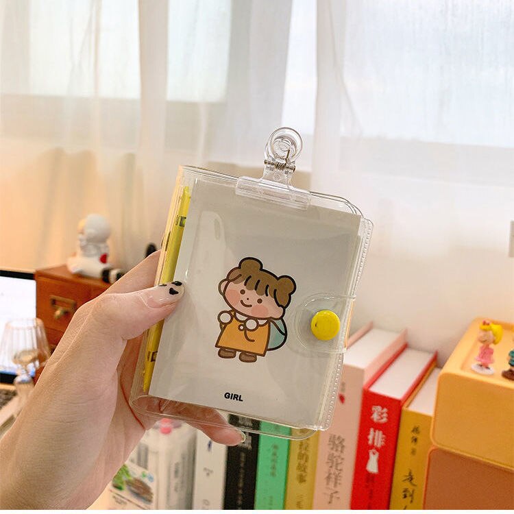 Kẹp Giấy Trong Suốt Phong Cách Hàn Quốc Sáng Tạo