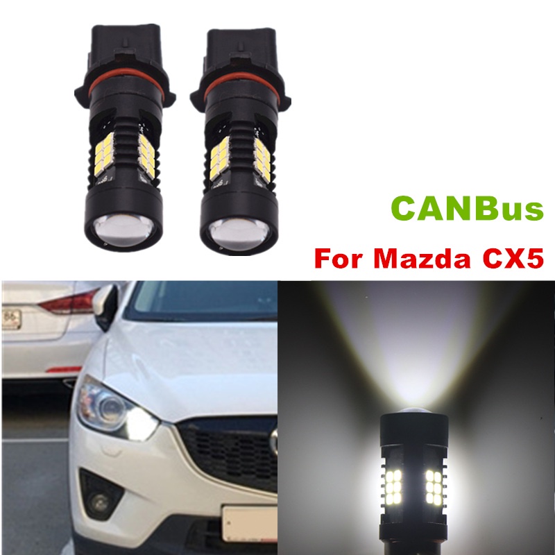 Dành Cho Xe Mazda CX5 CX-5 2013 2014 2015 2 Cái / lốc CANBus Lỗi Miễn Phí P13W 21SMD LED Chạy Ban Ng