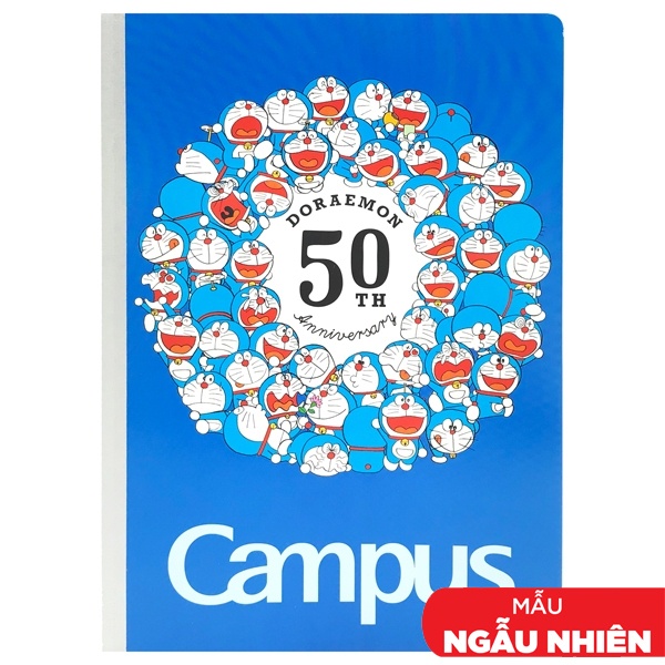 Vở Doraemon 50th Anniversary - 4 Ô Ly 80 Trang ĐL 100g/m2 - Campus NB-BD5A80 (Mẫu Màu Giao Ngẫu Nhiên)