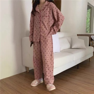 Bộ mặc nhà nữ LOOK BOOK, pijama dài tay thu đông [HÀNG SẴN] #4