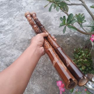 Tiêu gốc trúc hun trạm rồng cuộn