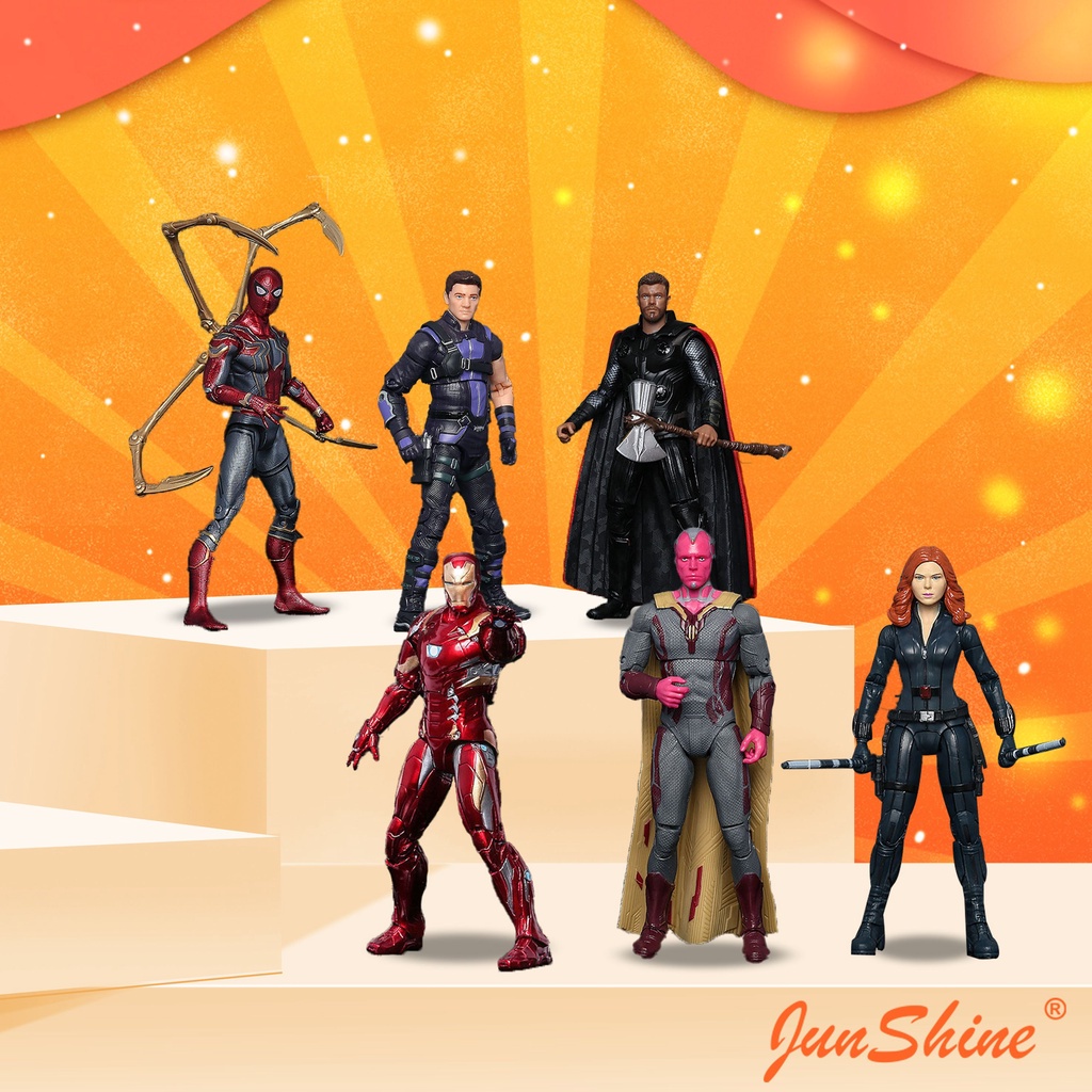 Mô Hình Nhân Vật Iron Man Thor Vision Trong Phim The Avengers 3 17 / 18cm