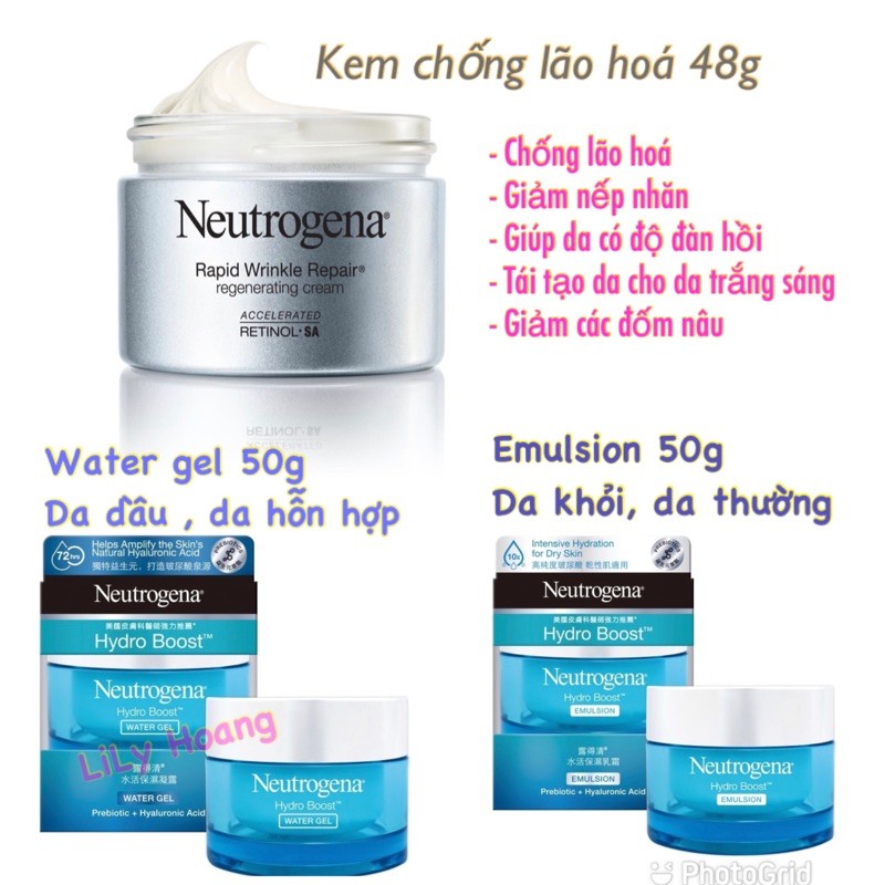 (Sẵn)Kem dưỡng Ẩm Neutrogena 50g