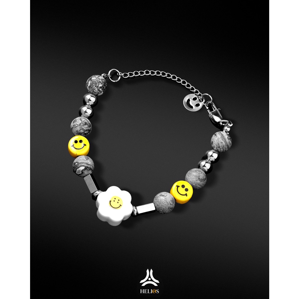 Vòng tay kim loại Helios Flower Smile