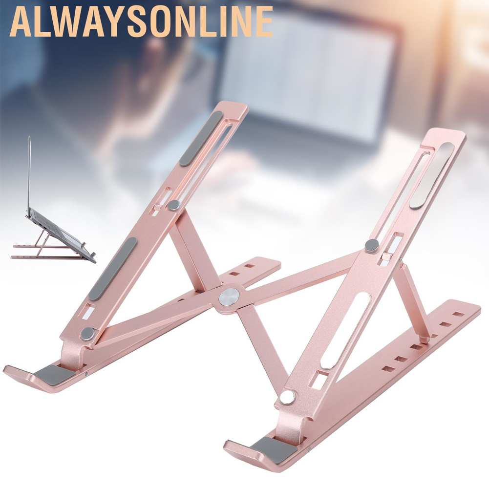 Giá Đỡ Laptop Dạng Lưới Tản Nhiệt Màu Vàng Hồng | BigBuy360 - bigbuy360.vn