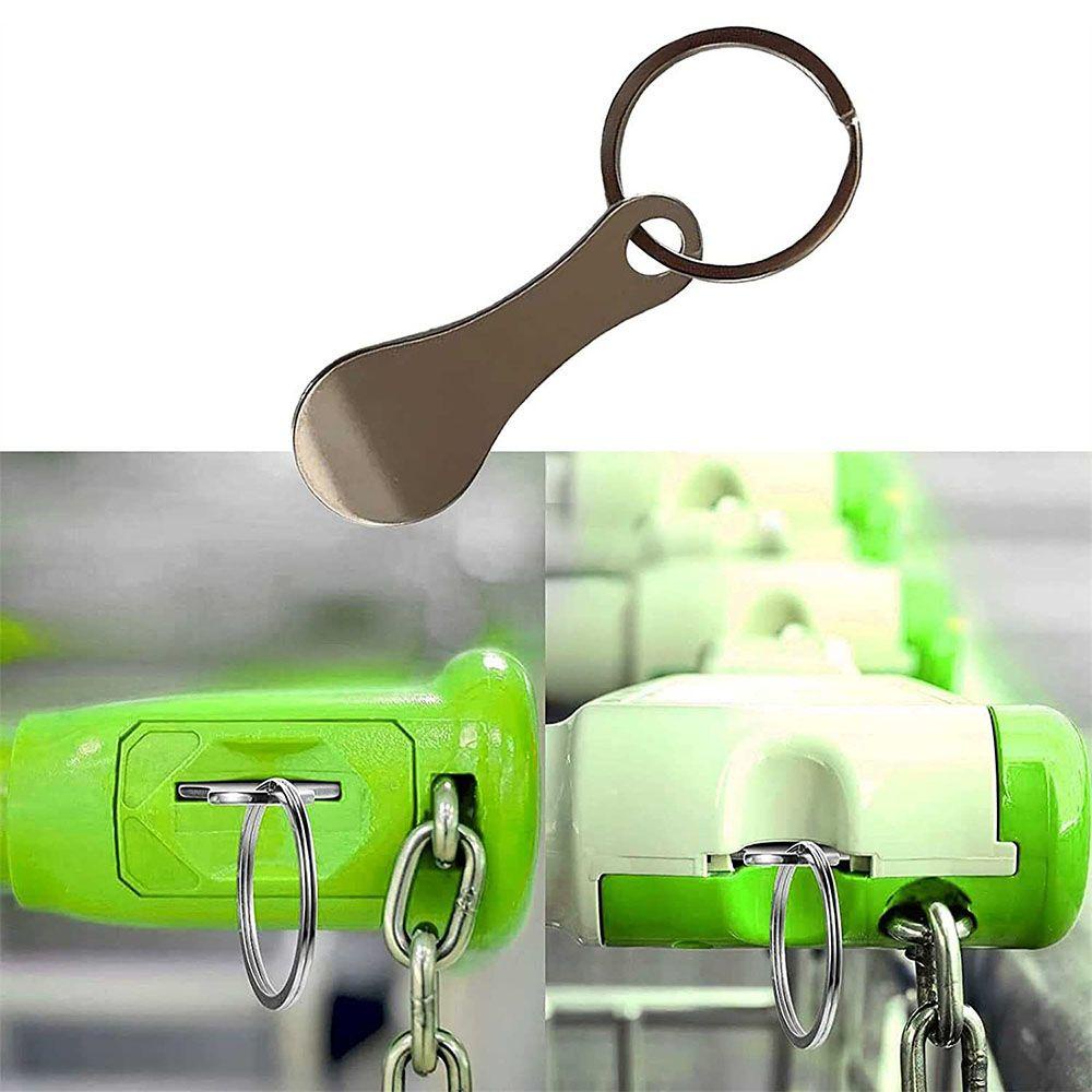 Giá Đỡ Tiền Xu / Xe Đẩy Mua Sắm Bằng Hợp Kim Nhôm Tiện Dụng