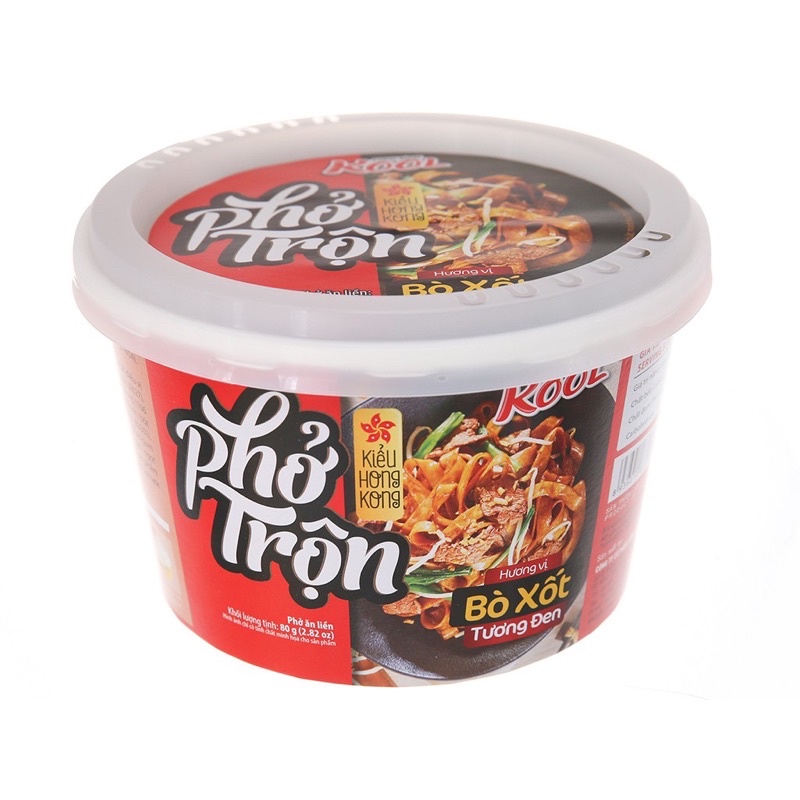 Phở trộn ăn liền Cung Đình Kool bò xốt tương đen 80g