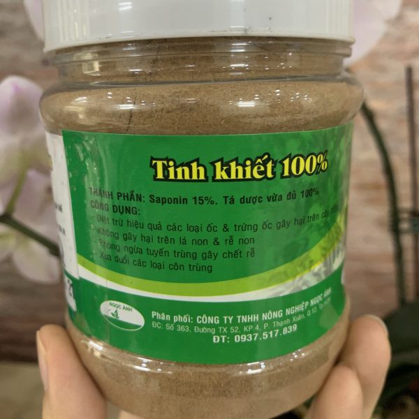 Thuốc diệt ốc sên thảo mộc SAPONIN 15 TEA SEED - Lọ 200gr