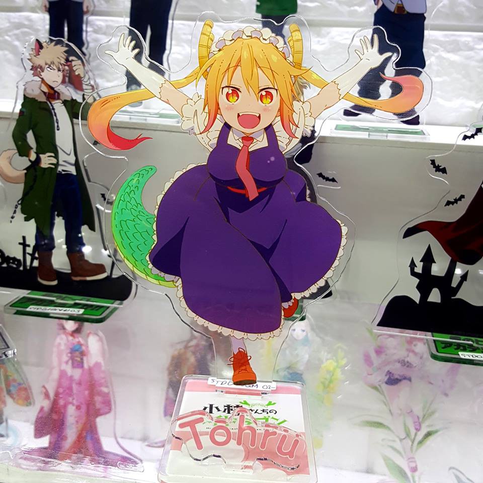 Mô Hình Standee acrylic anime hình Kanna và Tohru